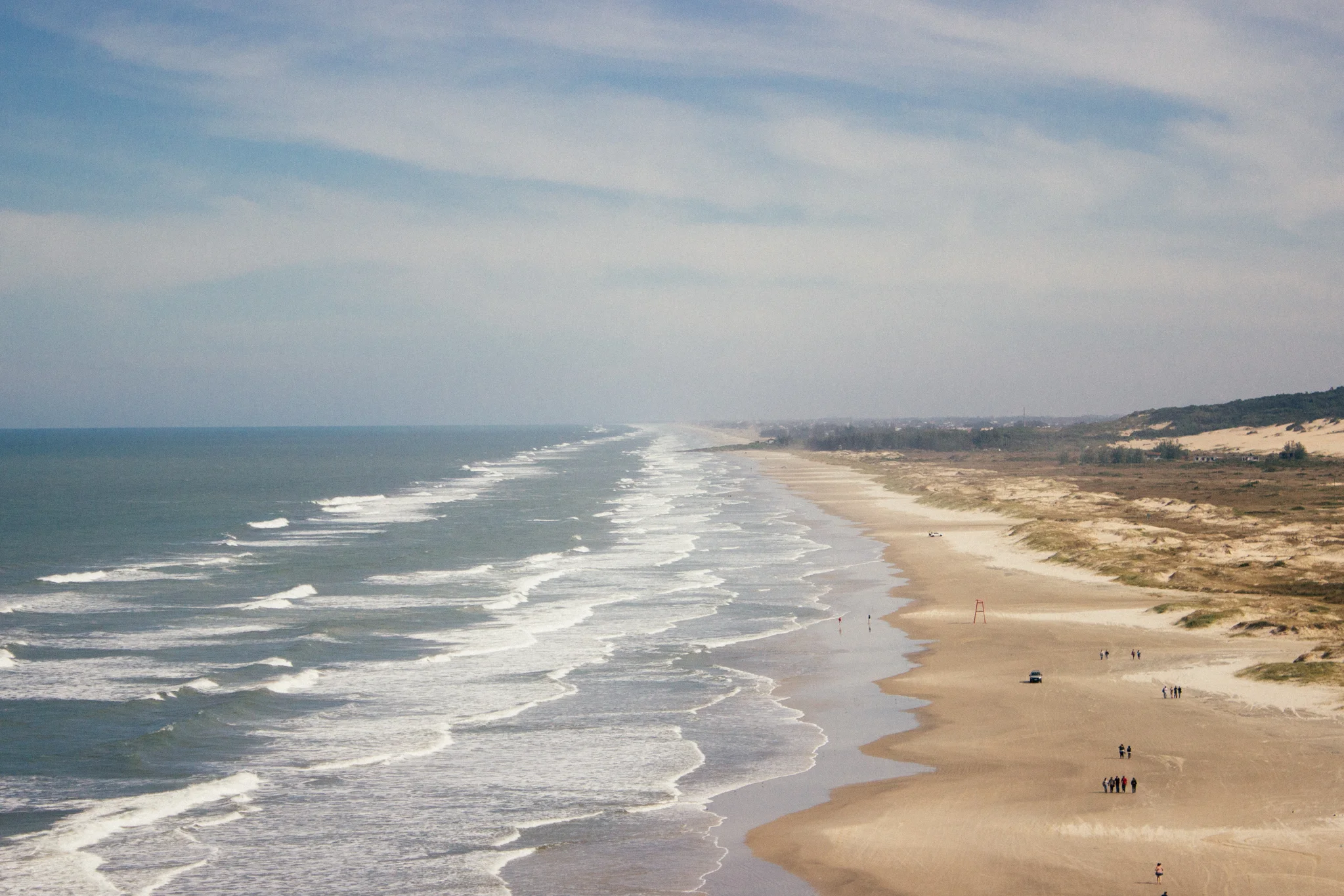 Praia ao lado da Guarita
