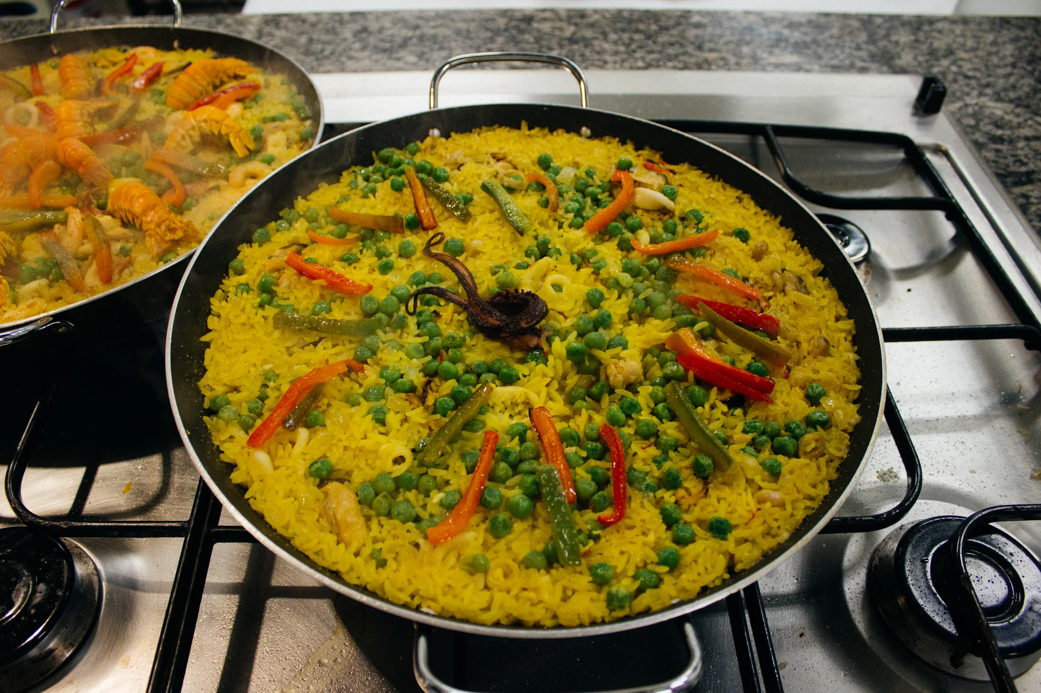 Paella sem crustáceos (para os alérgicos)