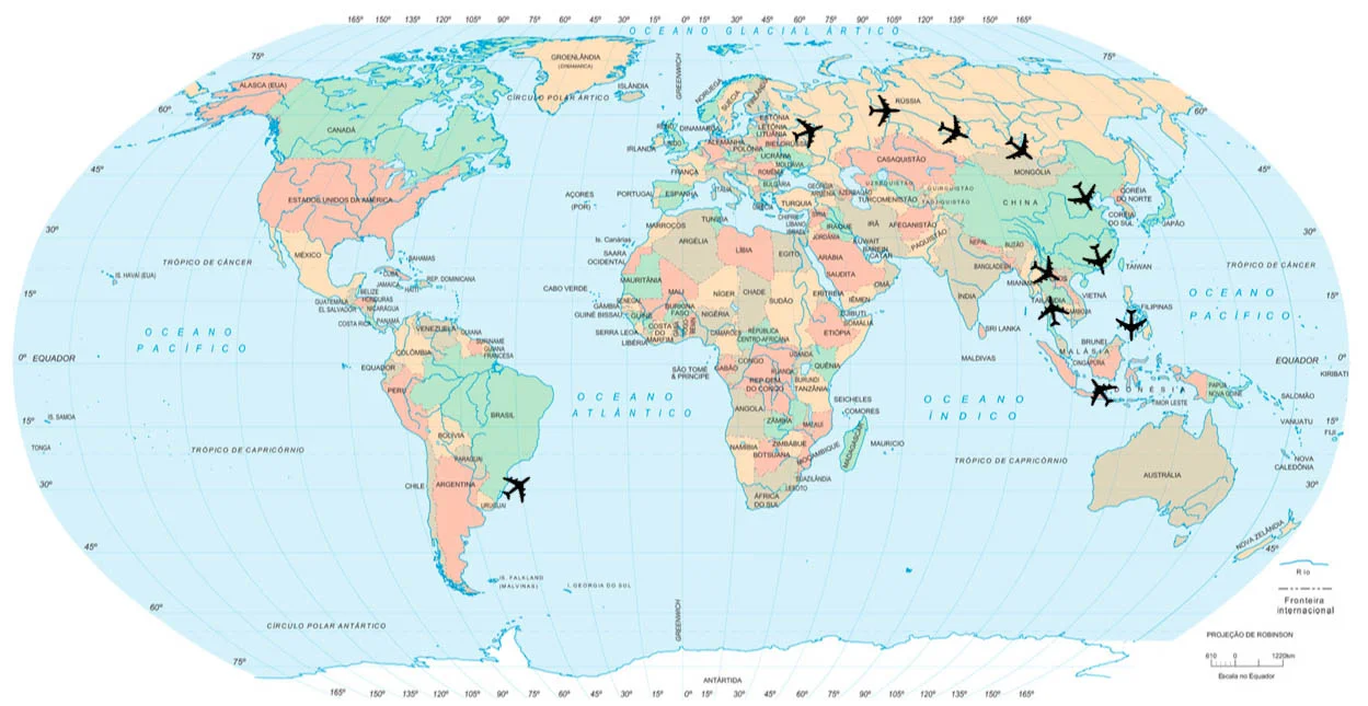 Em 6 meses já passaram pela Rússia, Mongólia, China, Hong Kong, Filipinas, Indonesia, Tailândia e Laos. E vai ter mais!