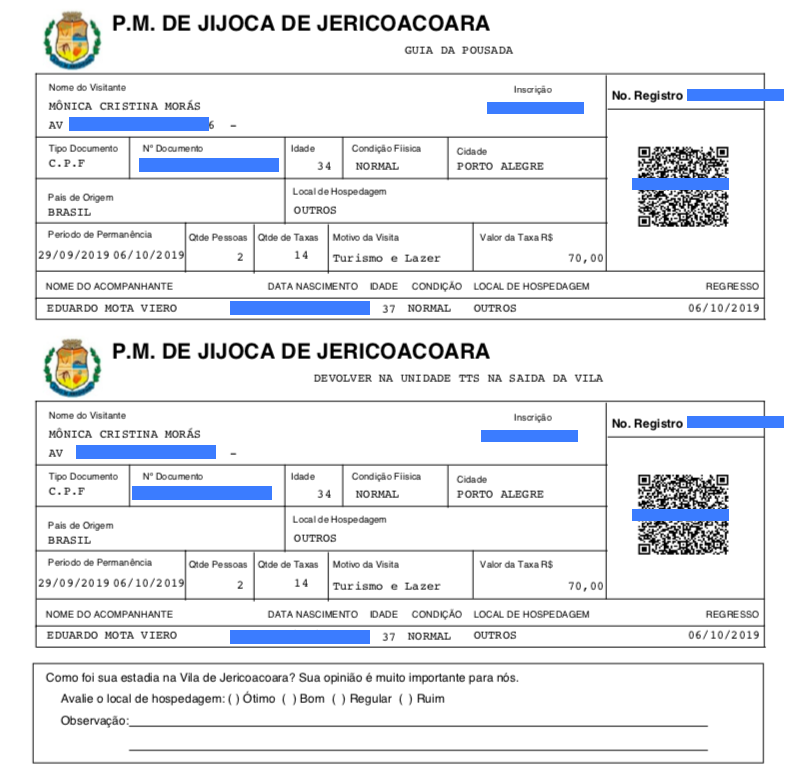 Como Pagar a Taxa de Turismo de Jericoacoara - Eduardo & Mônica