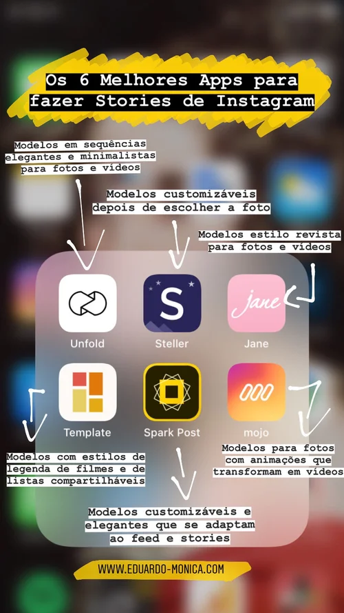 Os 6 Melhores Aplicativos Para Fazer Stories No Instagram Eduardo Monica