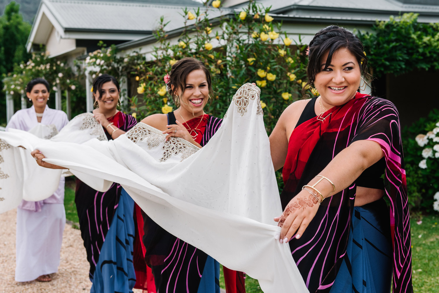 Bridal party in the Shoalhaven