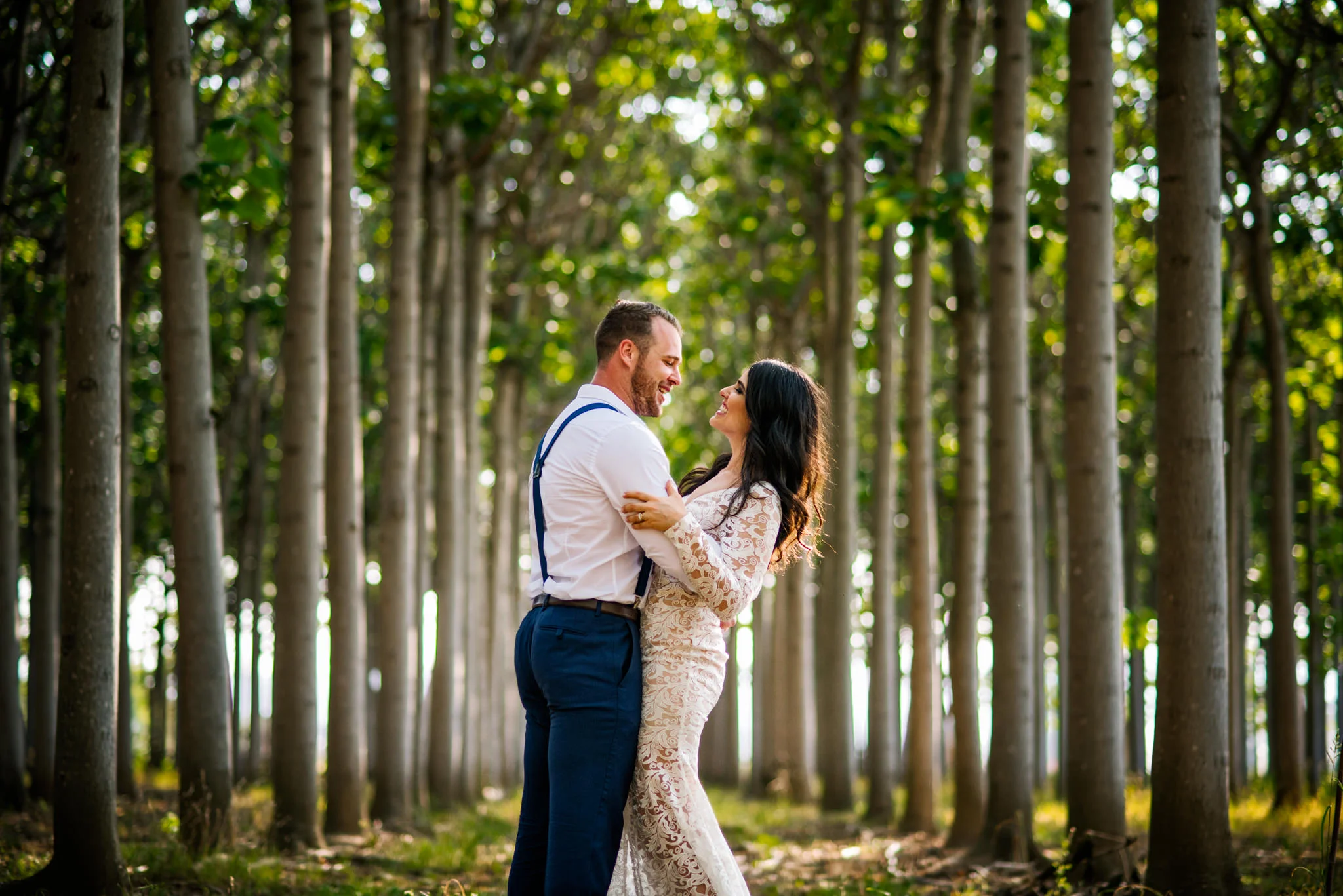 Happy newlyweds at Cornwallis House.jpg