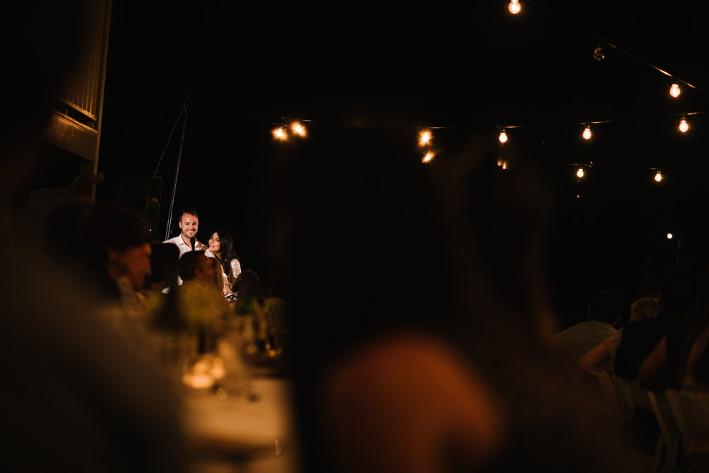 Speeches at outdoor wedding reception.jpg