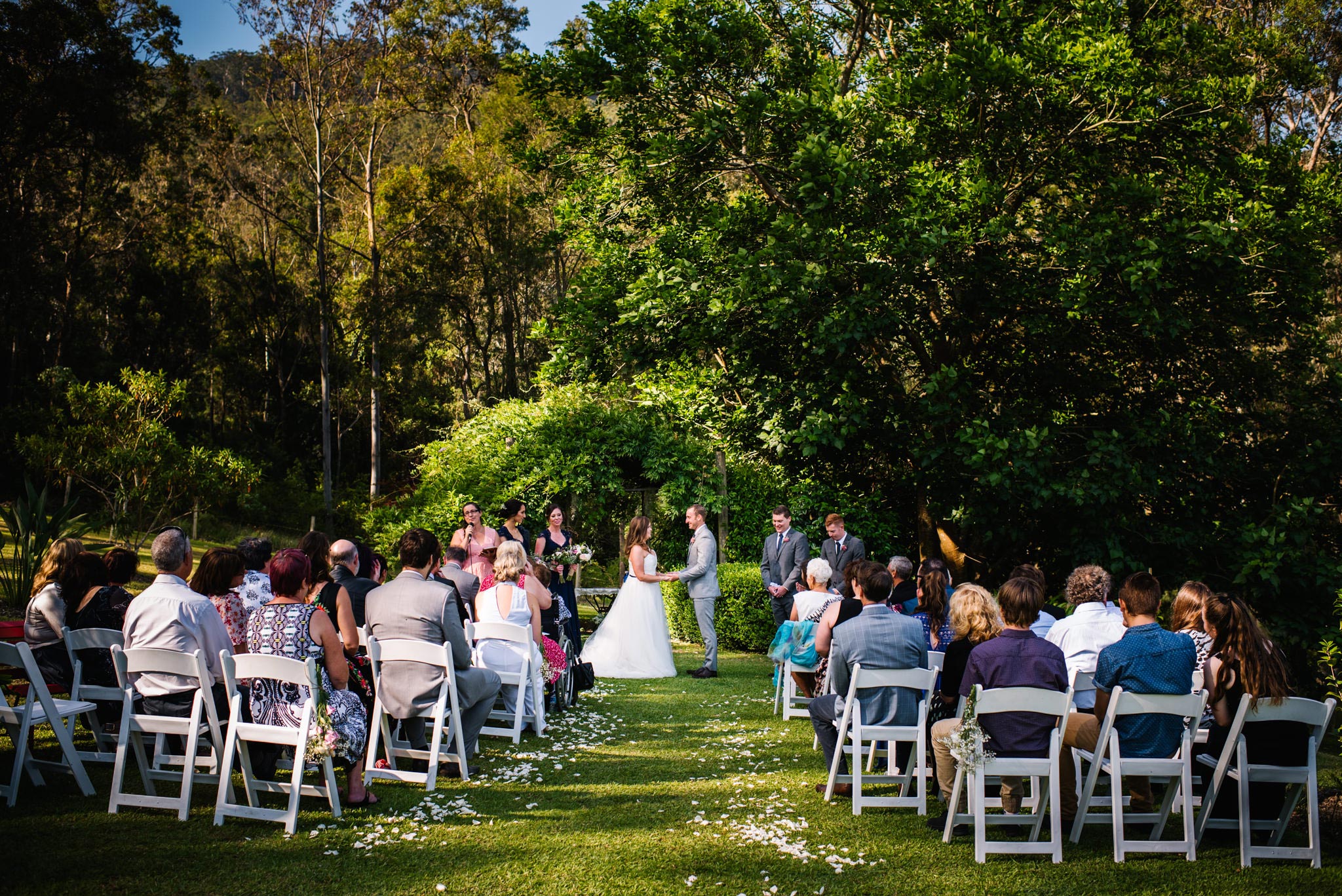 Greenfield Farm Wedding ceremony