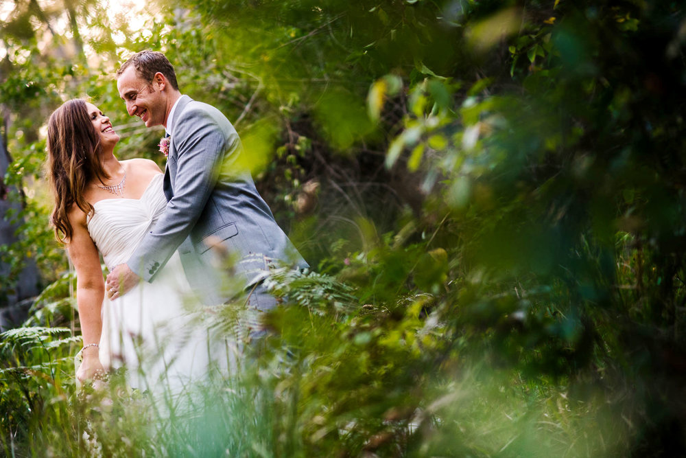 Hugging amongst the trees at Greenfield