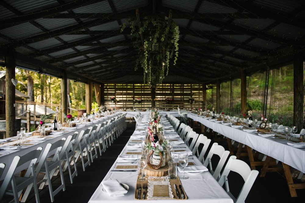 Greenfield Farm Estate wedding reception