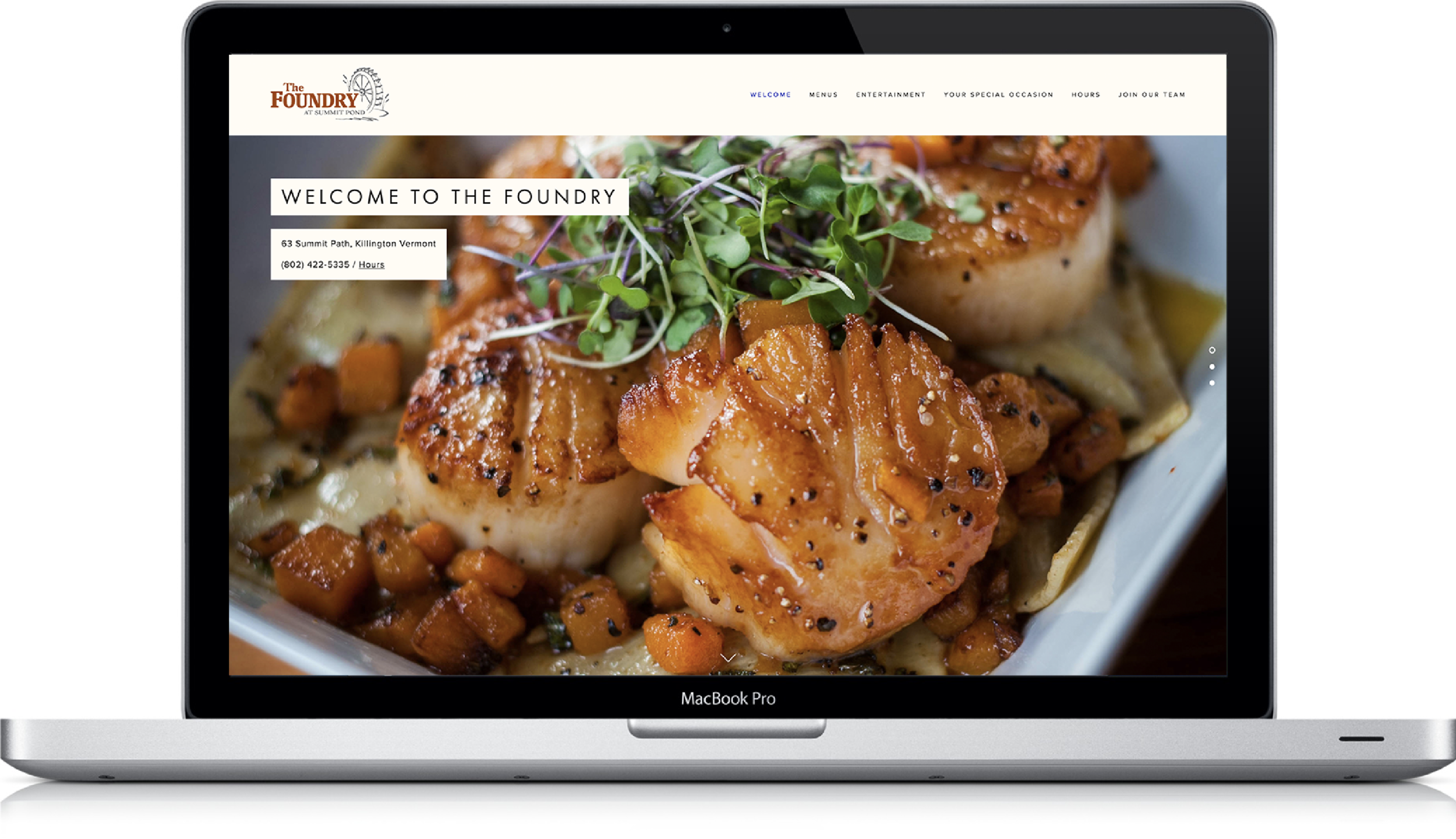 I photographed this project and designed the website