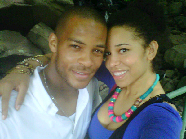 My fiance and I the day he popped the question