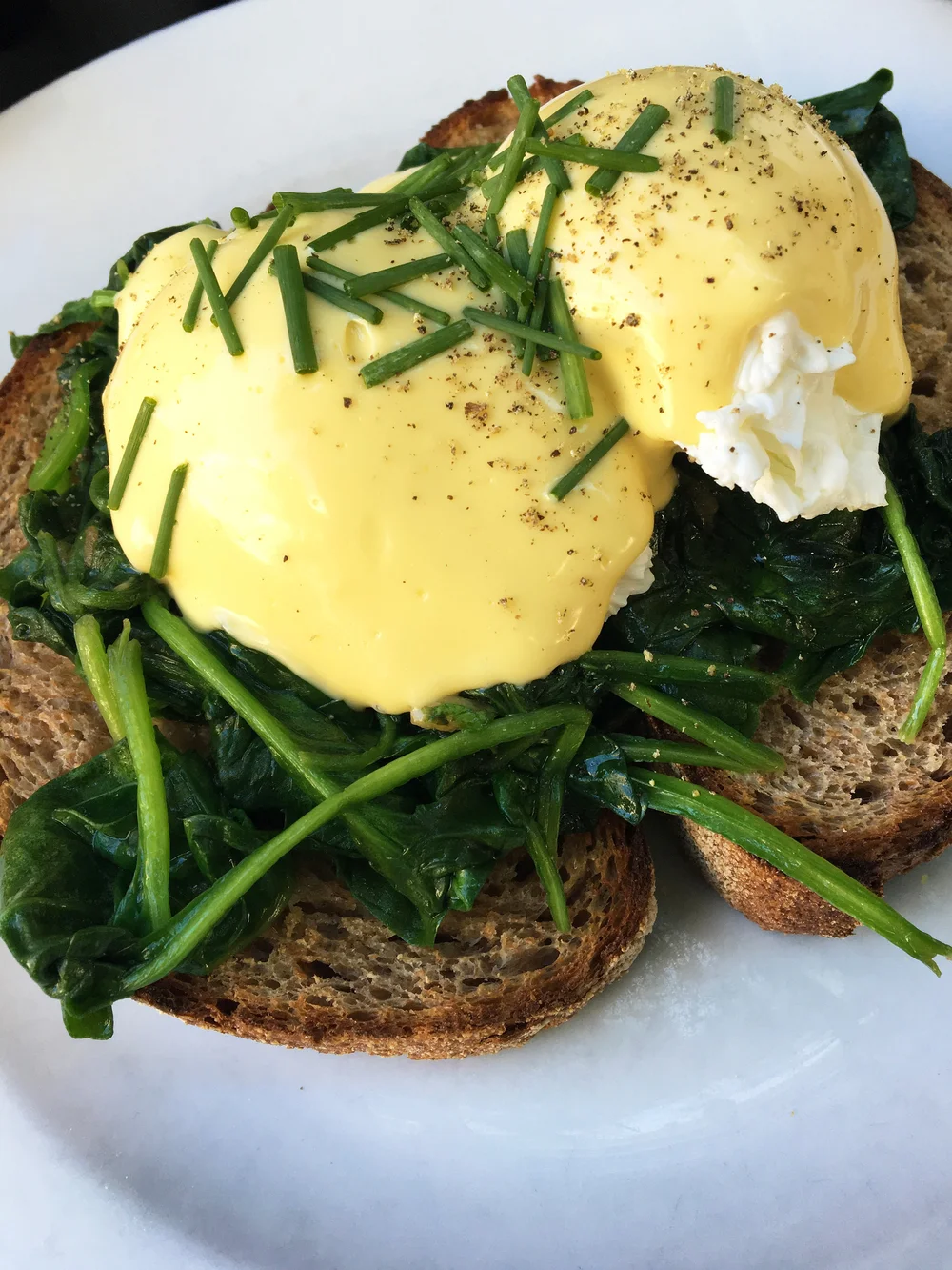 "Eggs Florentine"