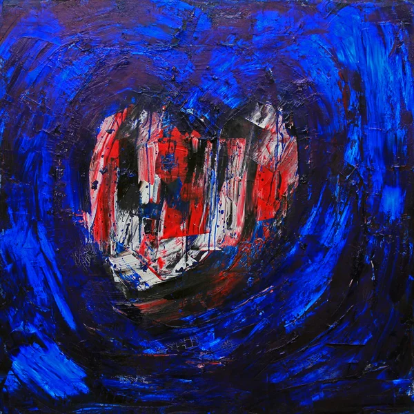 Thwarted Desire, oil on canvas, 48x48x1.5", $2,300