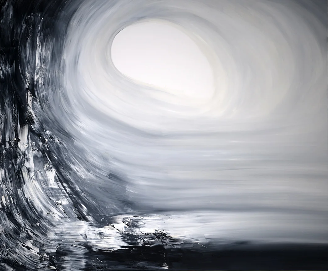 Jill Joy, Wave, oil on canvas, 57x69x2.5”, 2014