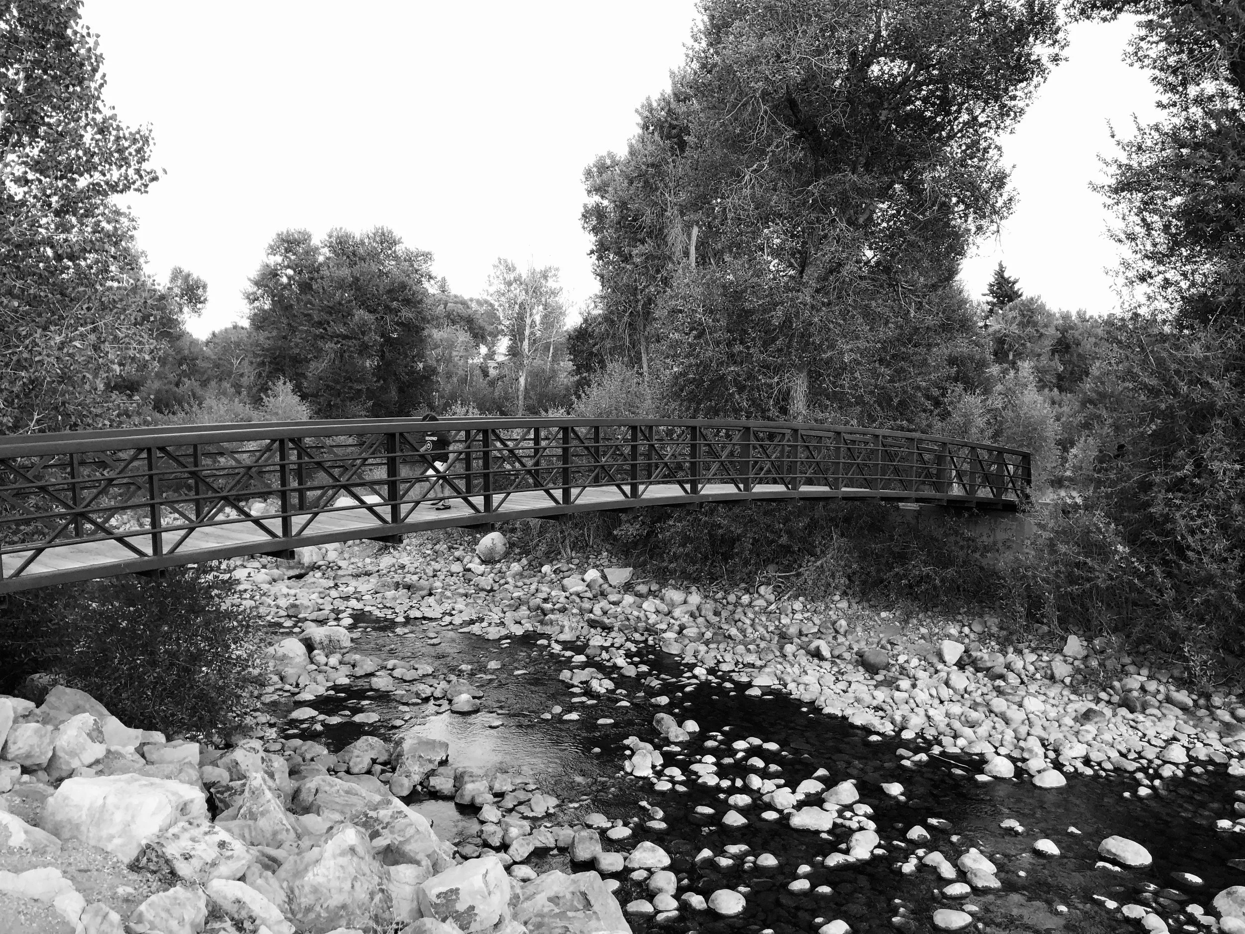 Jill Joy - Bridge of Hope - Photography - BW - Wyoming
