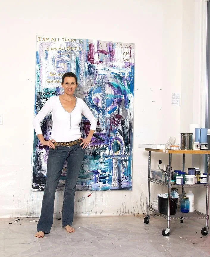 The Journey - Layered, textured abstract paintings mapping the odyssey of life