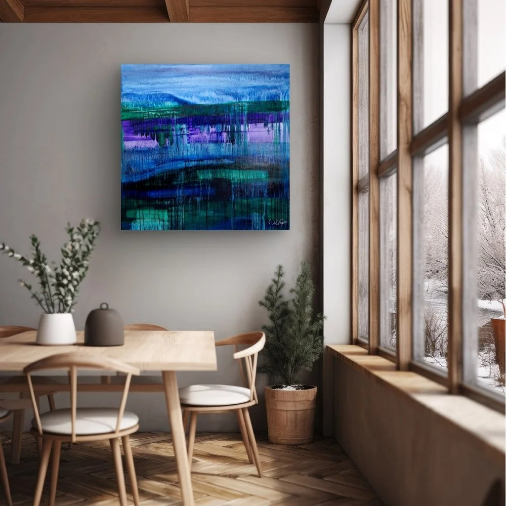 Aurora Giclée Print - Installation Example