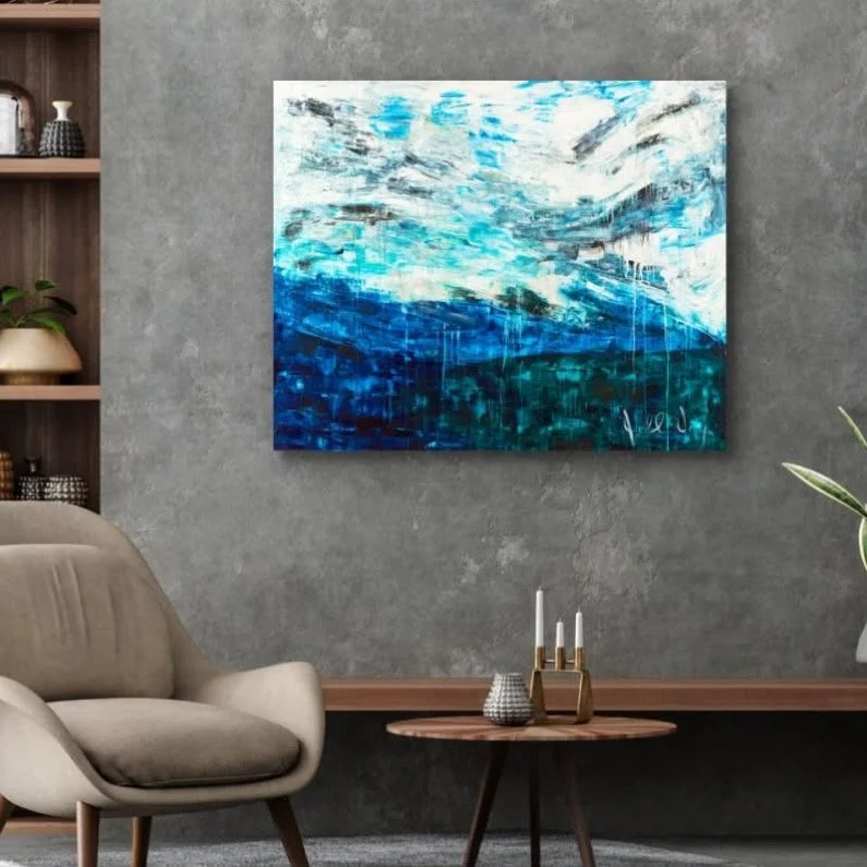 Glaciers Giclée Print - Installation Example