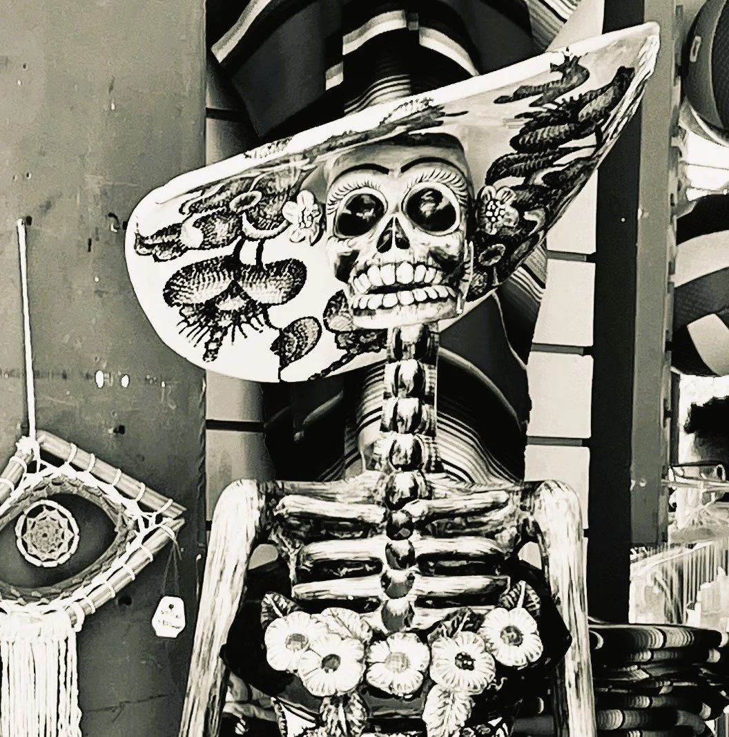 Jill Joy, Baja Goddess Head and Gods Eye BW, Baja Mexico, 2026.JPG
