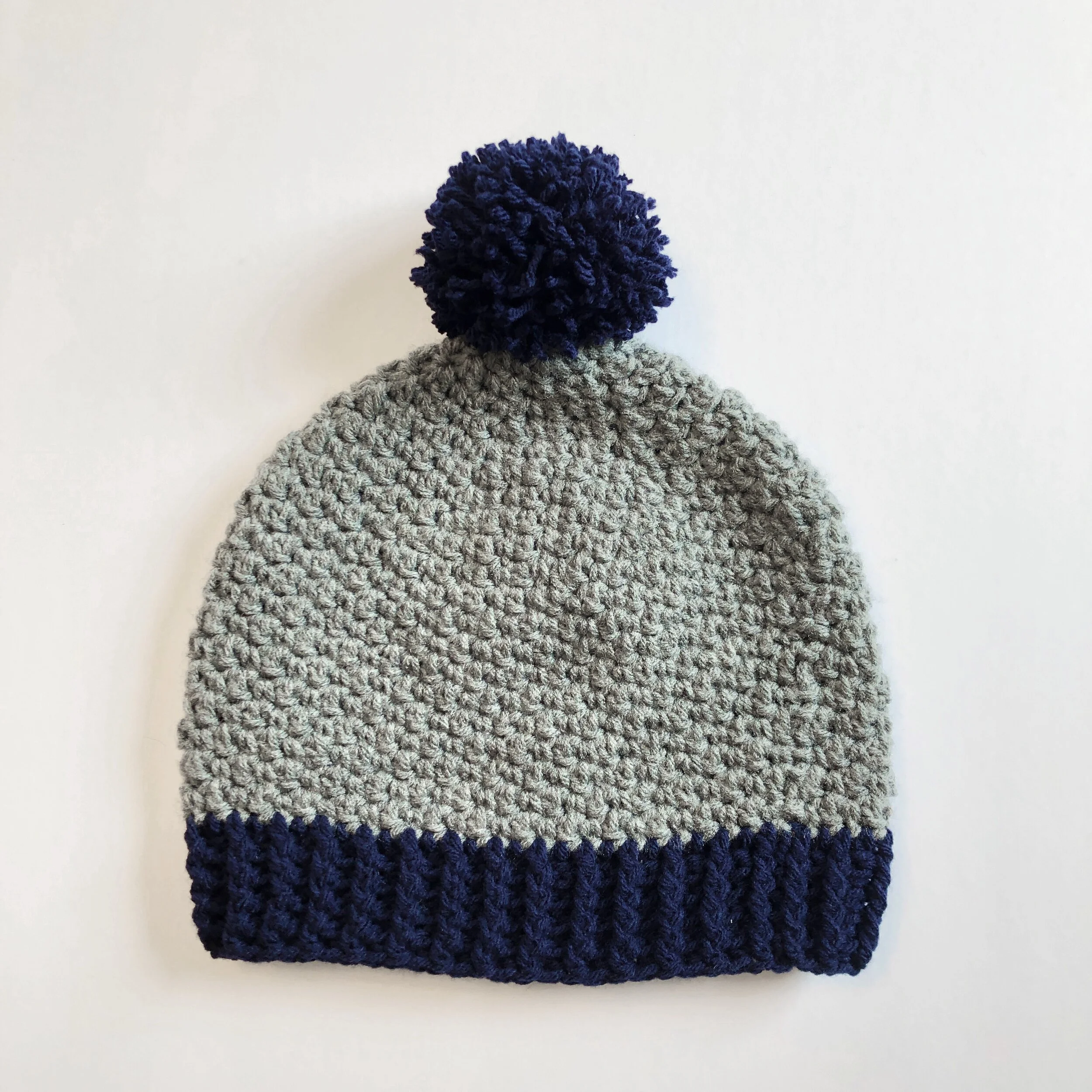 Men's Pondera Beanie Crochet Pattern 