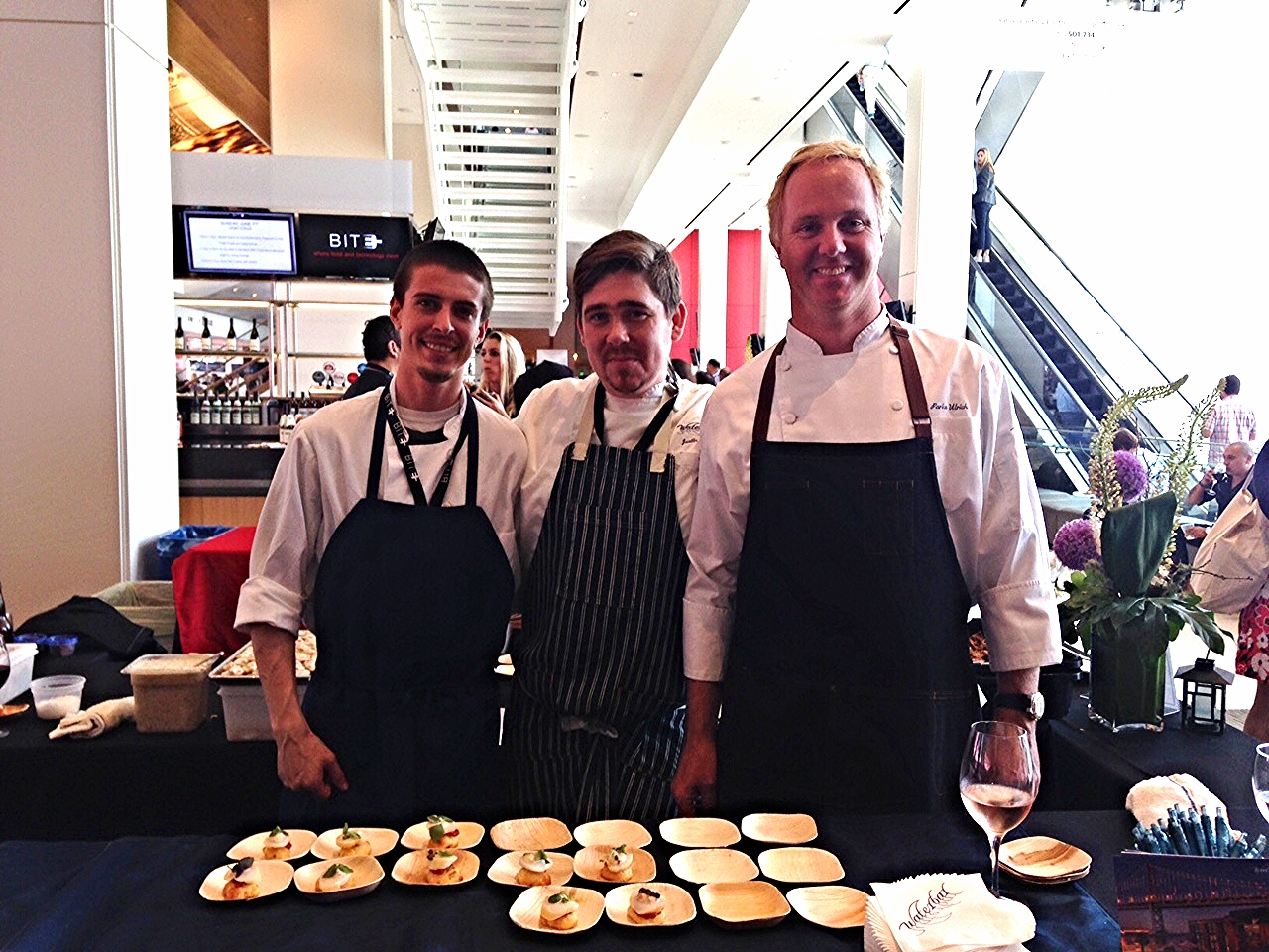  From right to left: Executive Chef Parke Ulrich, Chef de Cuisine Justin Baade and Zack Boyer.