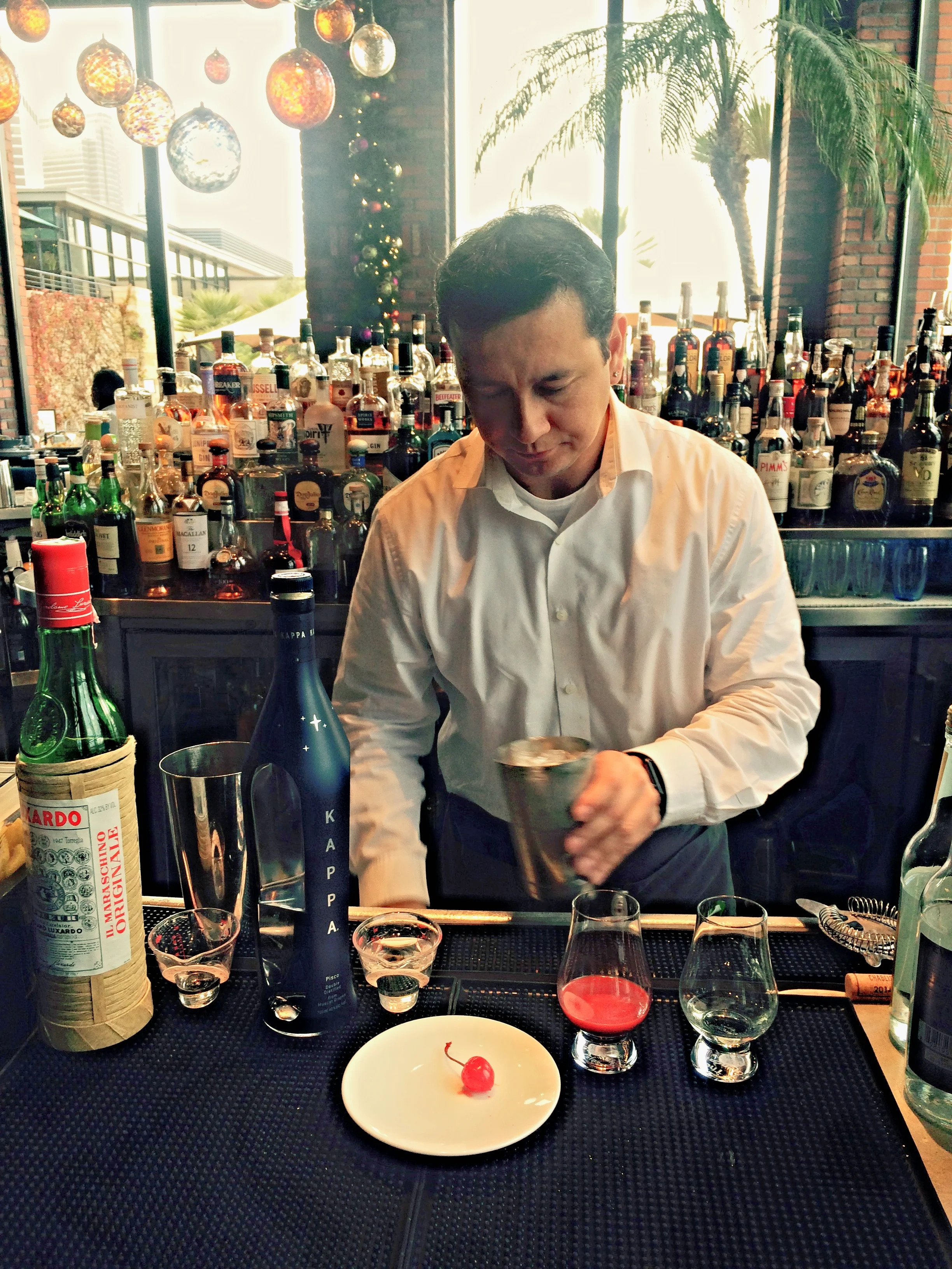 Francisco about to shake things up.... looking VERY focused!