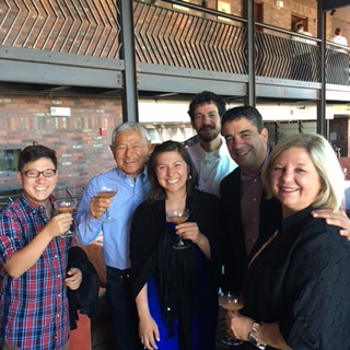From left: Korio, Mas, Nikiko, Eric Hyman, Rich Troiani and Marcy Masumoto.