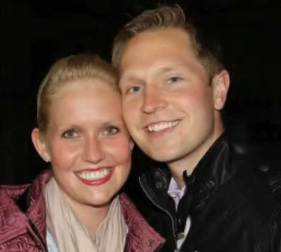 Emily and Jesse West, trainers at Alliance Stud.