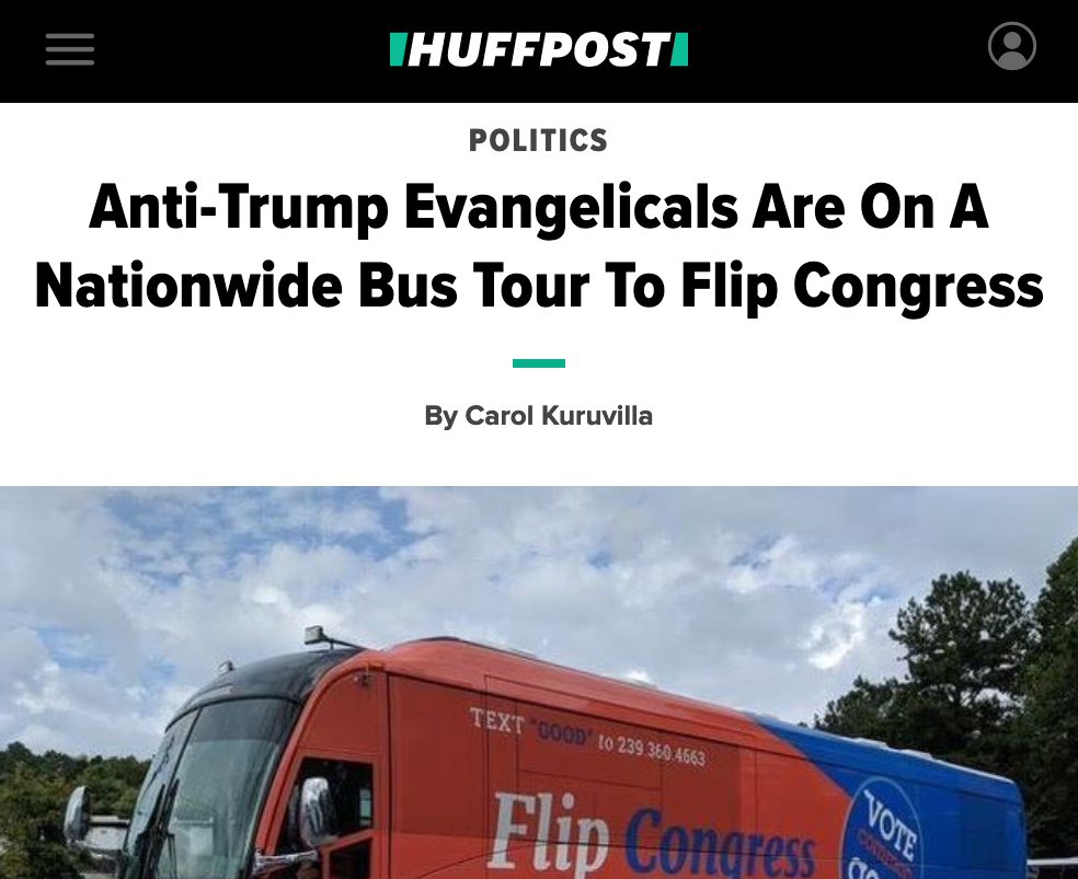 Anti-Trump Evangelicals Are On A Nationwide Bus Tour To Flip Congress