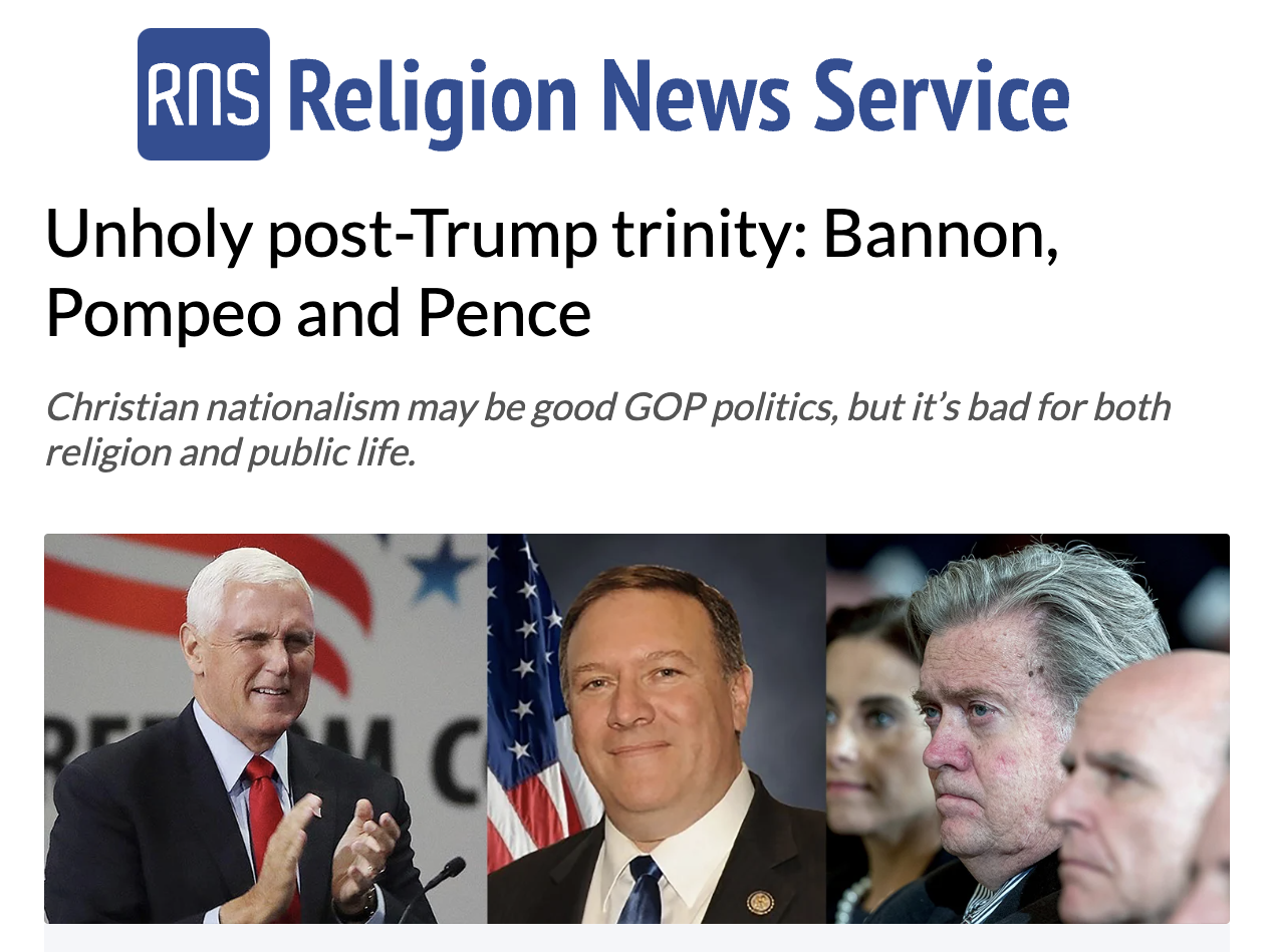 Unholy post-Trump trinity: Bannon, Pompeo and Pence