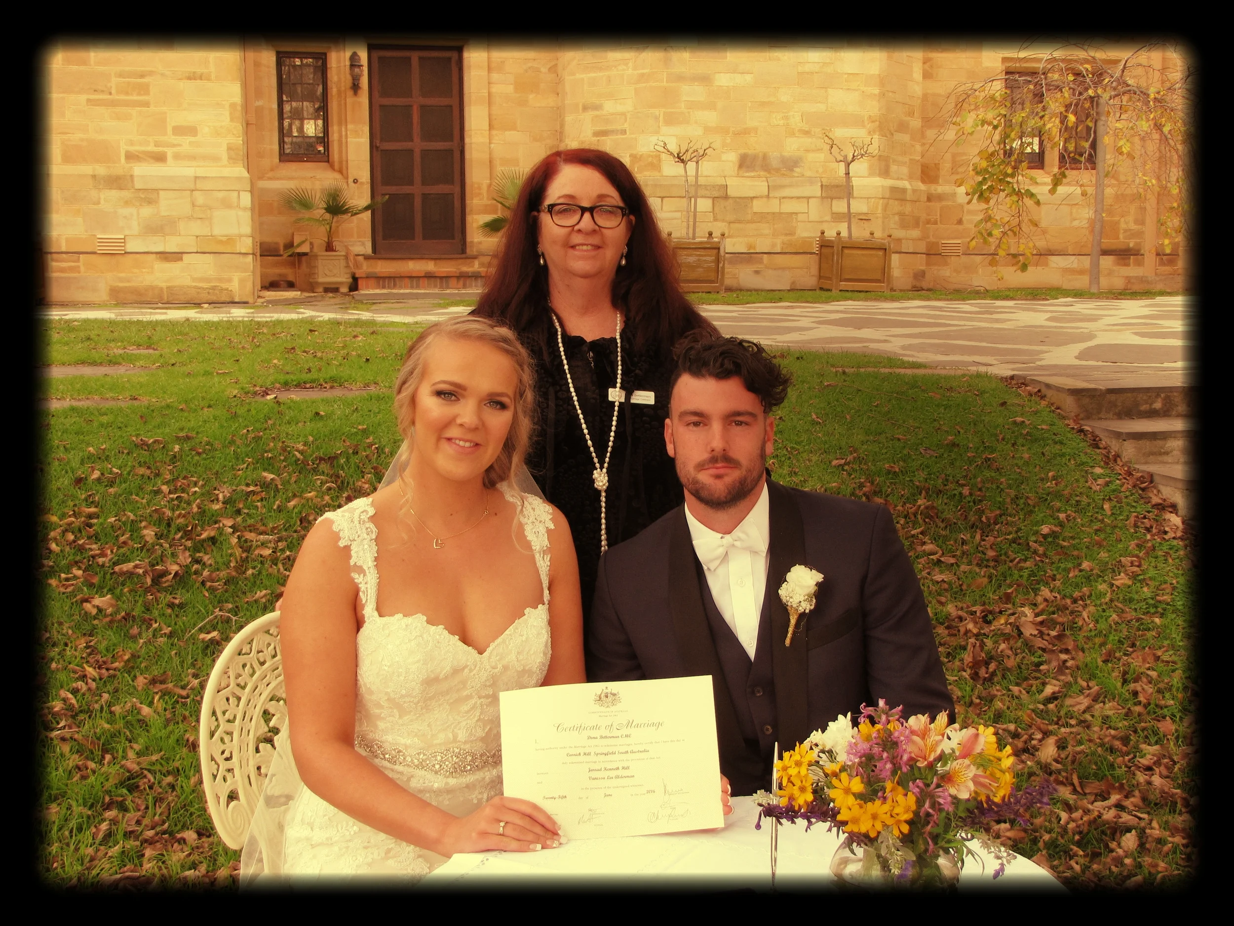 Vanessa and Jarrad 25th June 2016 at Carrick Hill