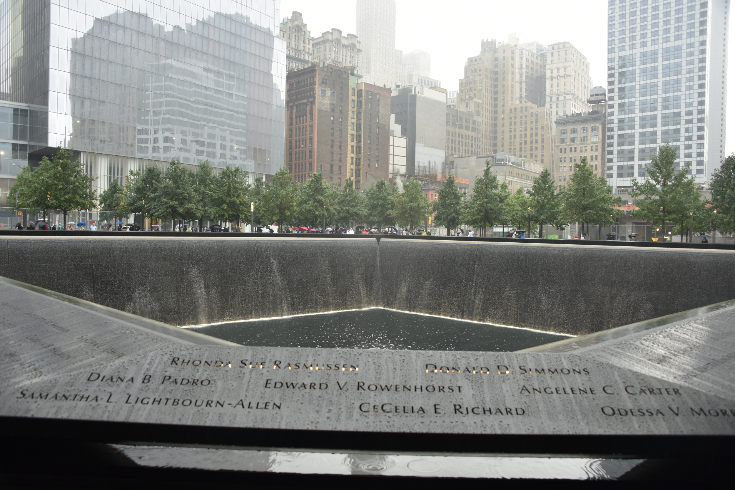 9/11 World Trade Center Memorial Fountain
