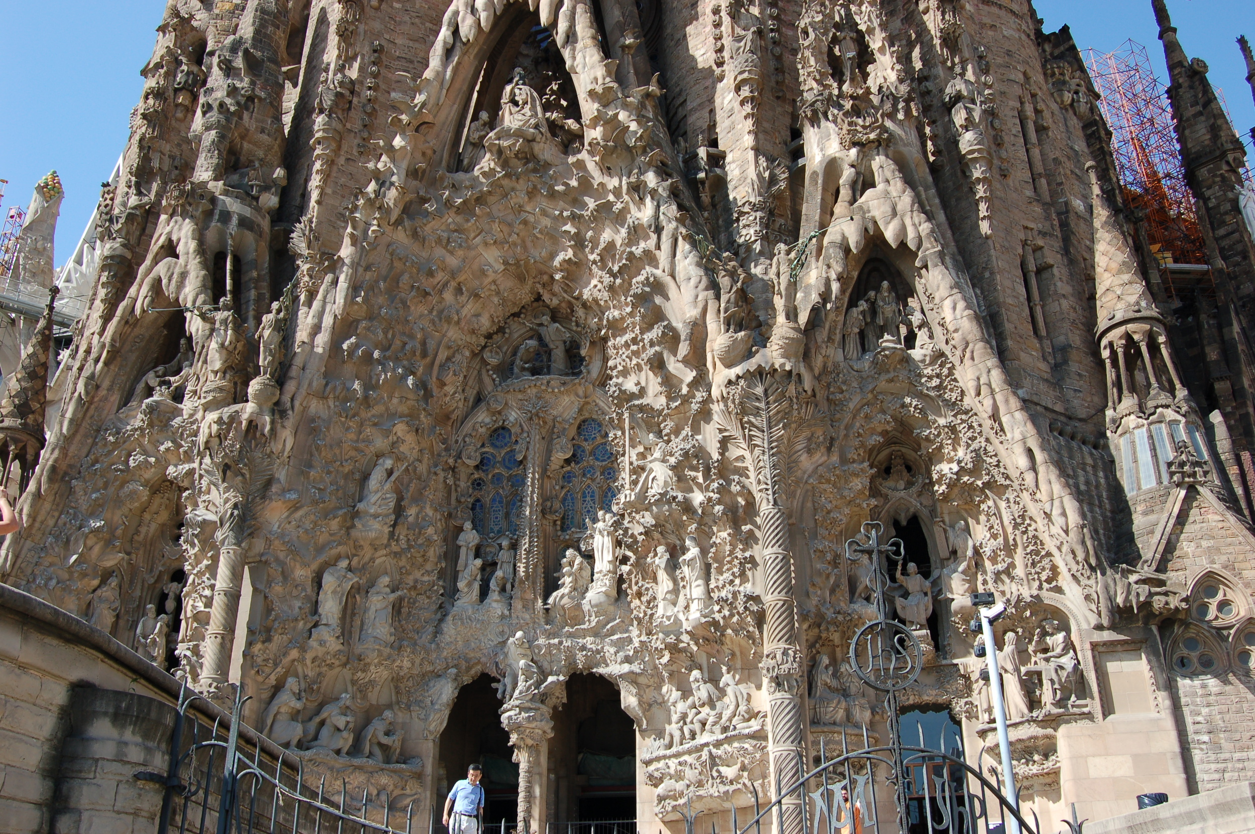 Nativity façade, La Sagrada Família, Barcelona, Spain