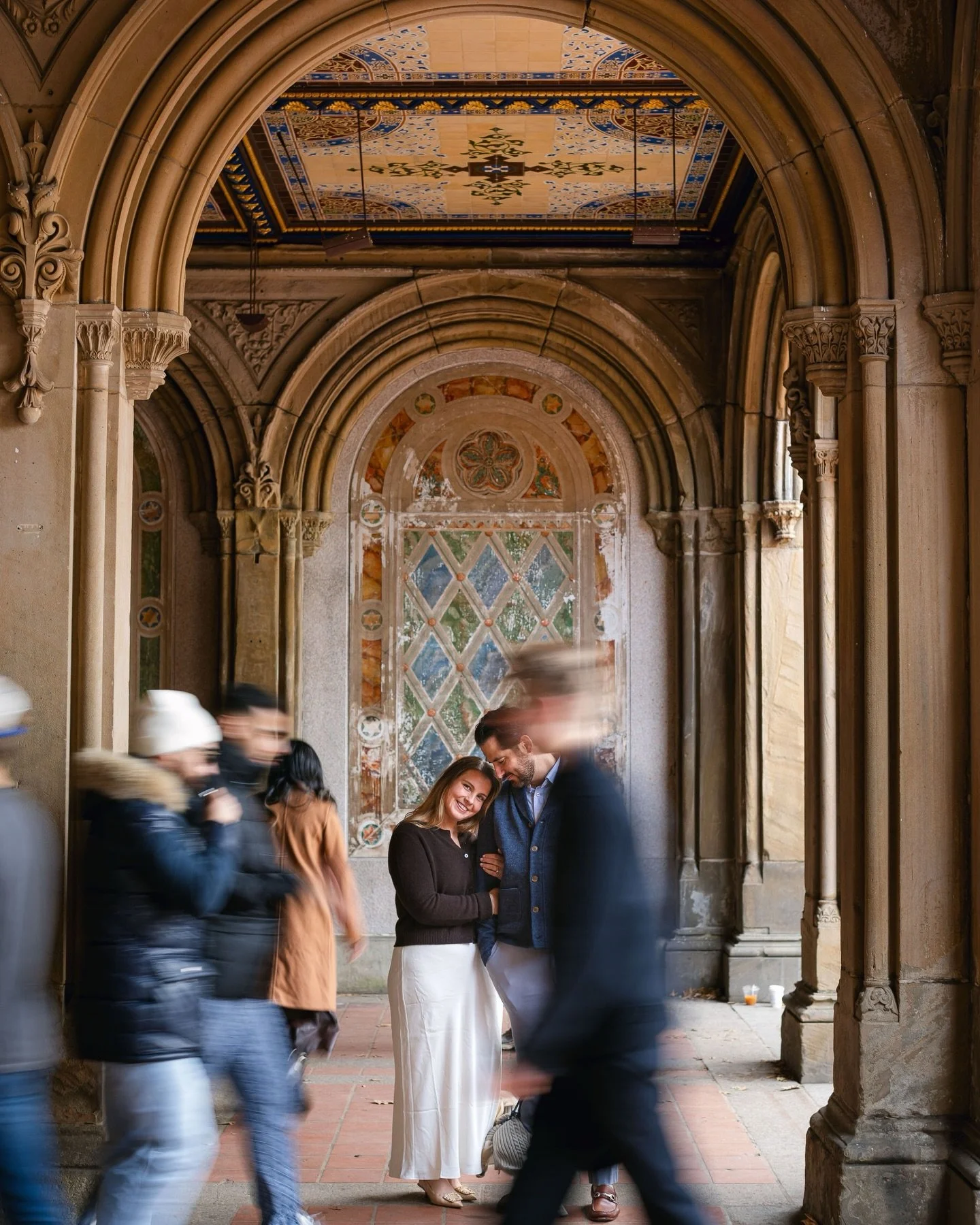 The cutest little throwback to this NYC engagement session with Caitlin and Alex. Can&rsquo;t wait to photograph their wedding this weekend at Wequassett!