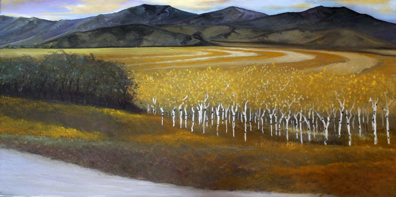GIFTED Impressions from Story Mill Road 15x30  2014 Canvas wrap