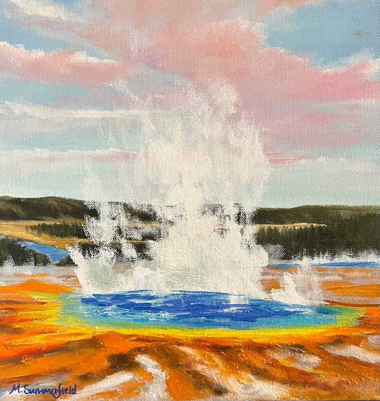 GRAND PRISMATIC, YNP 12X12 $475 OIL