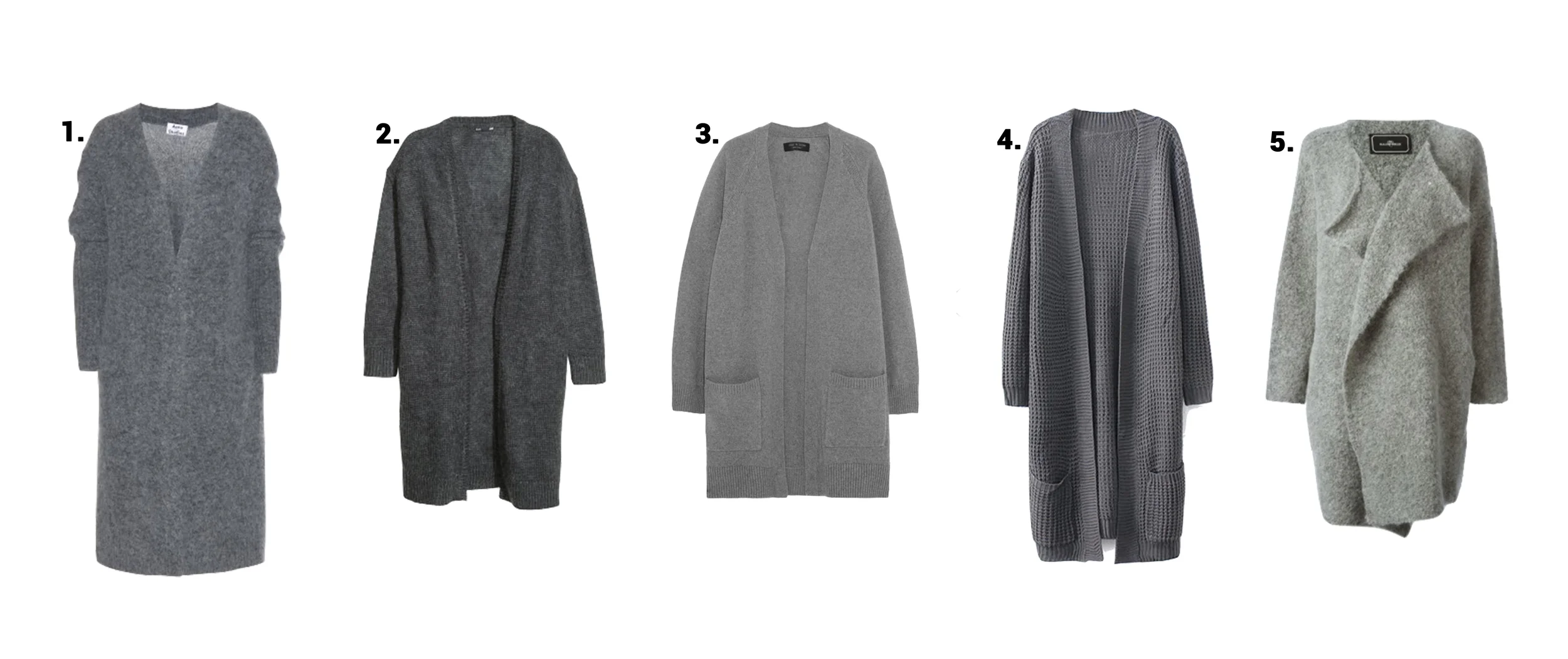ok.soon ⭐︎ long knit cardigan gray long knit cardigan gray | ok.soon