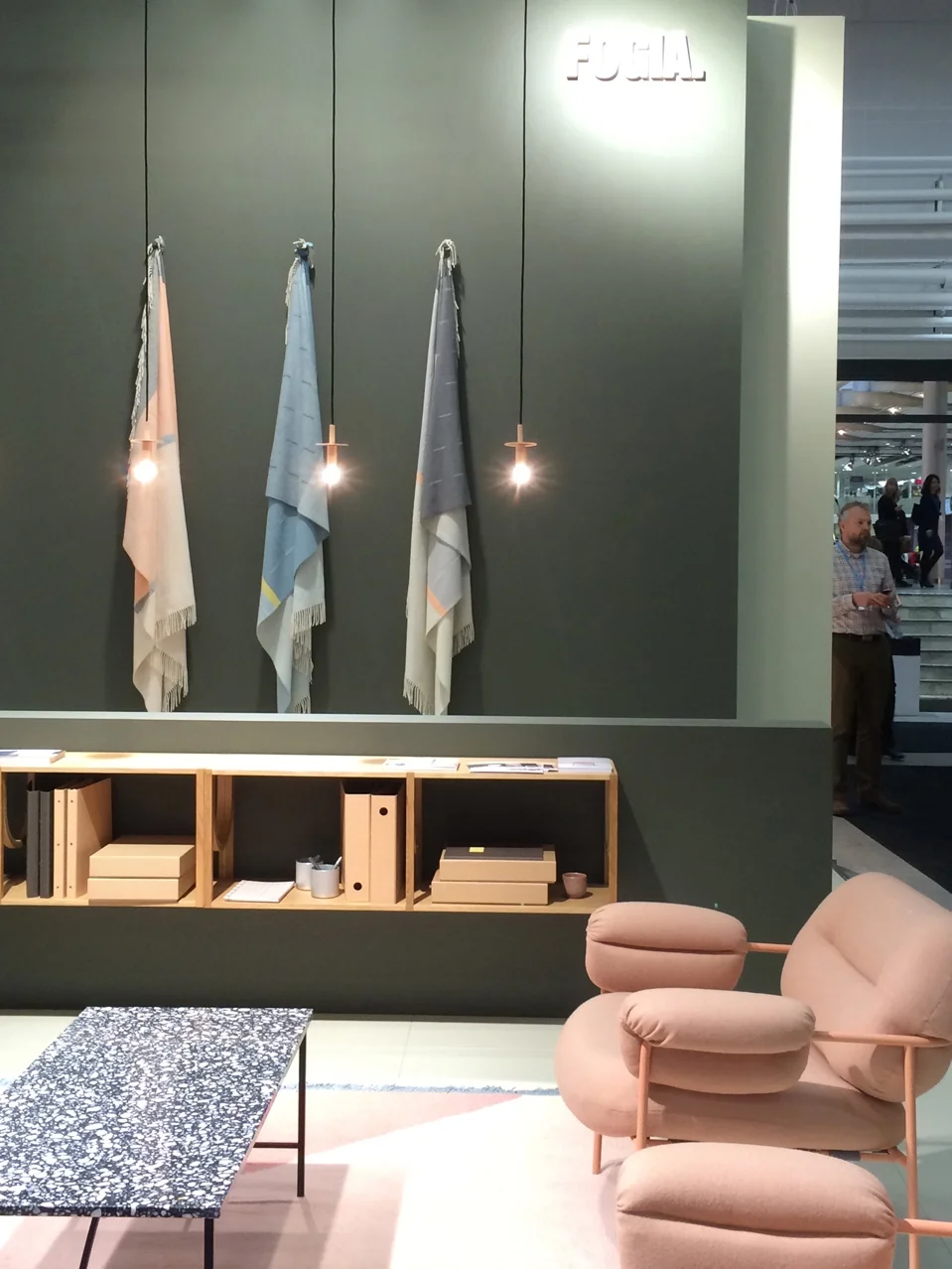 Fogia's booth.