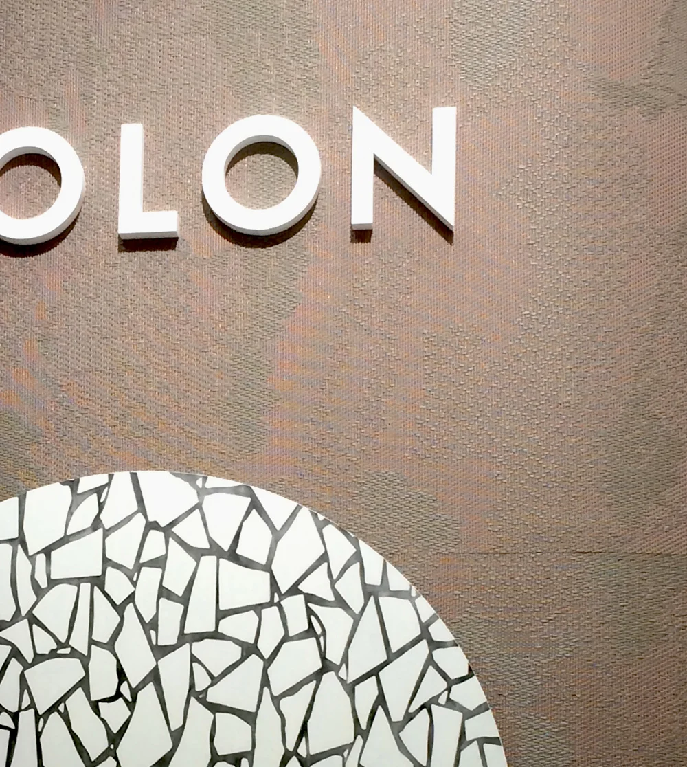 Bolon's booth.