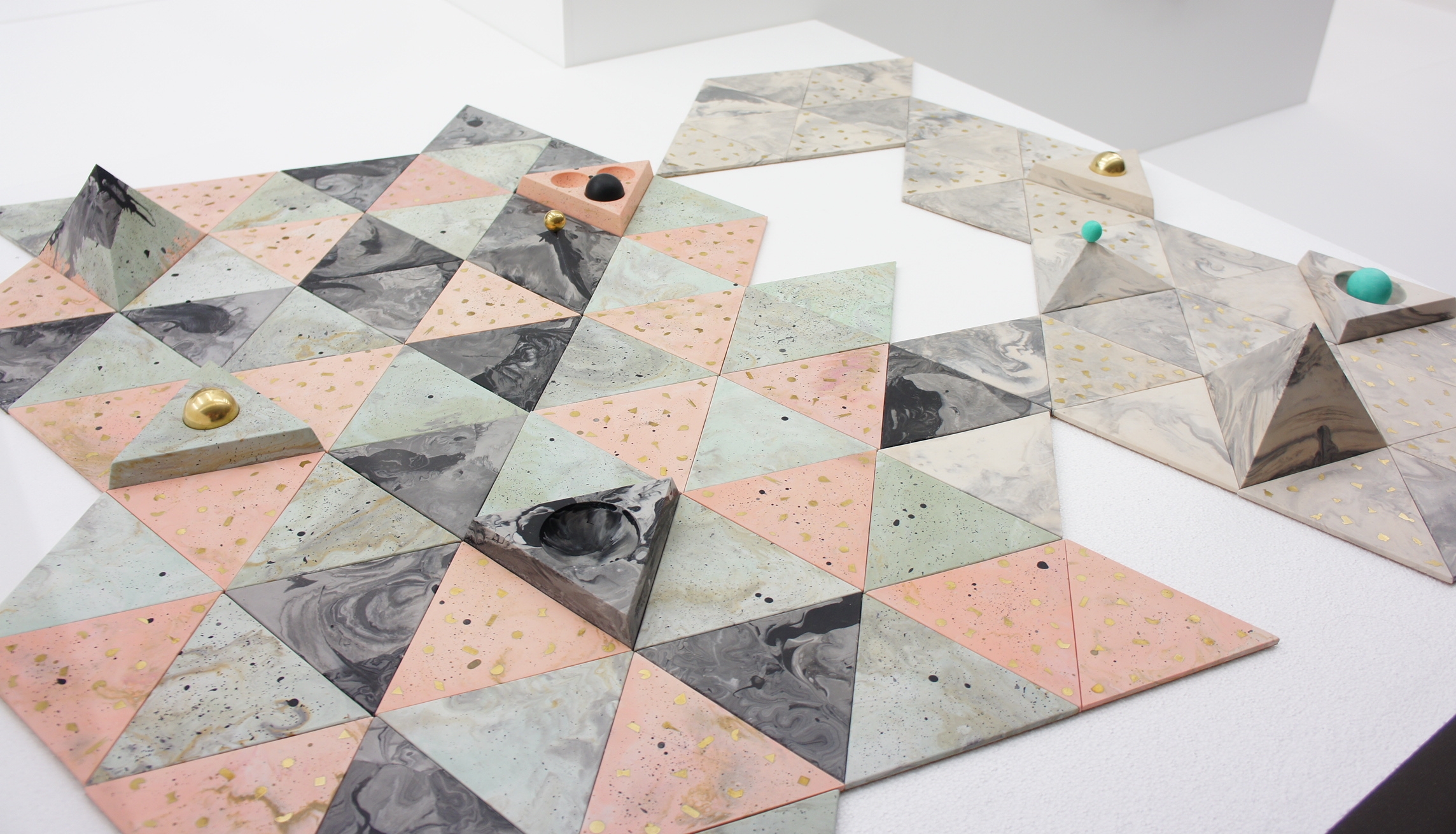 Surface Tiles & Condiment Set by Jennifer Gray