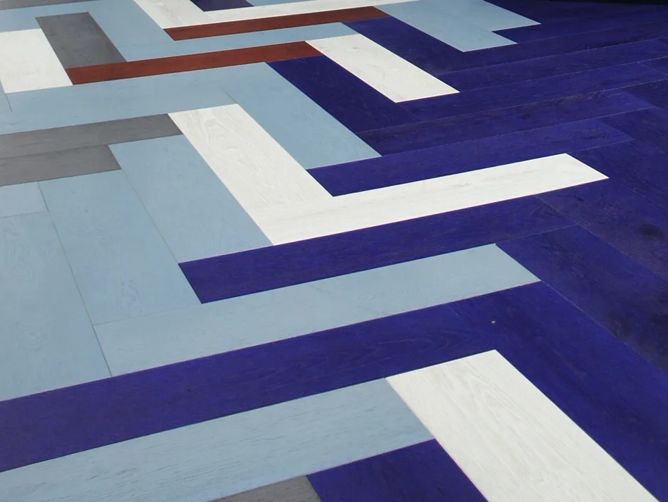 100% Design London entrance "The Design Path" sponsored by Hakwood