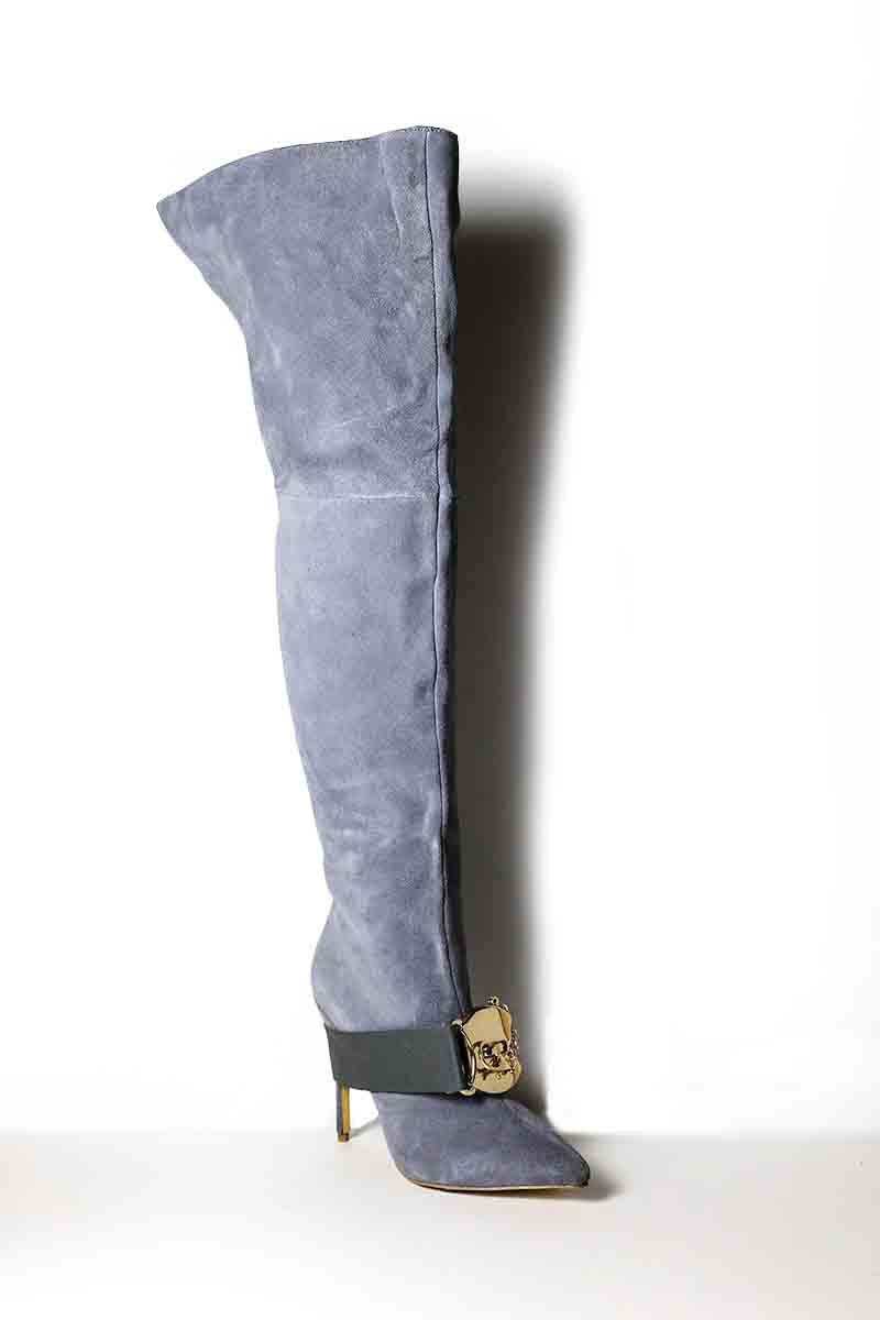 GOTK - Grey over the knee boots 