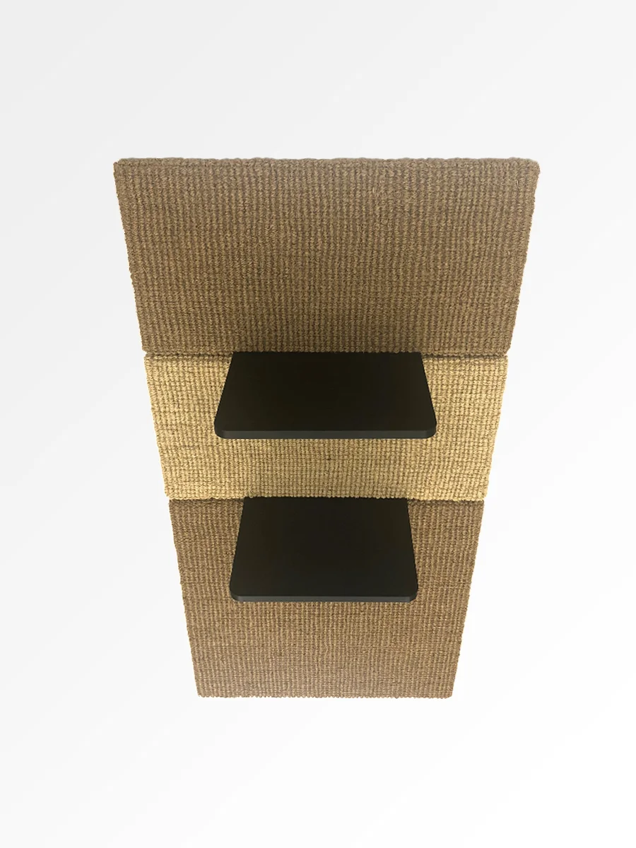 Cat Wall™ finished in Natural & Bleached Coir