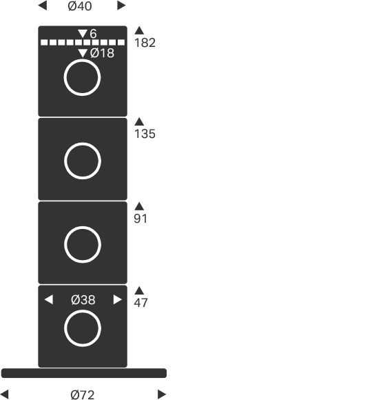 Hicat Catapilla Specification Diagram