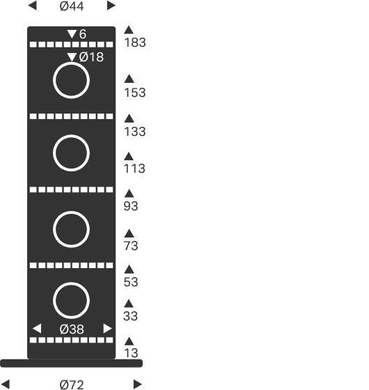 Hicat Freestanding Fatcat Specification Diagram