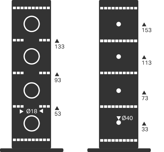 Hicat Freestanding Fatcat Features & Options Diagram