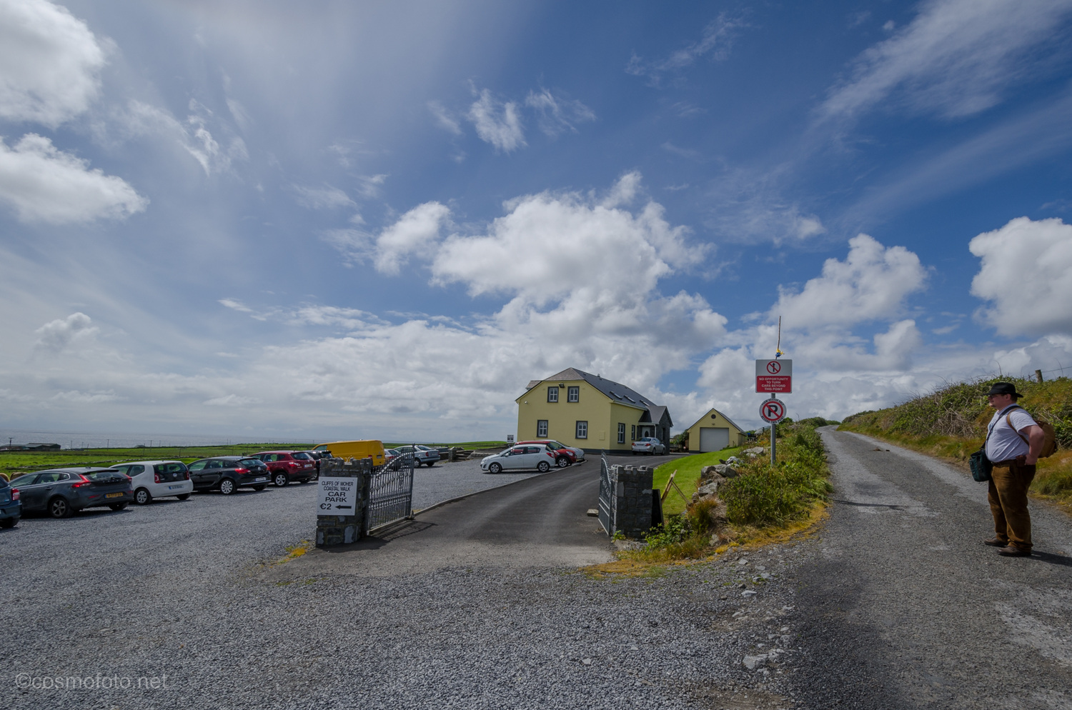 Pat Nagle's car park, about 0.5km from the trail head