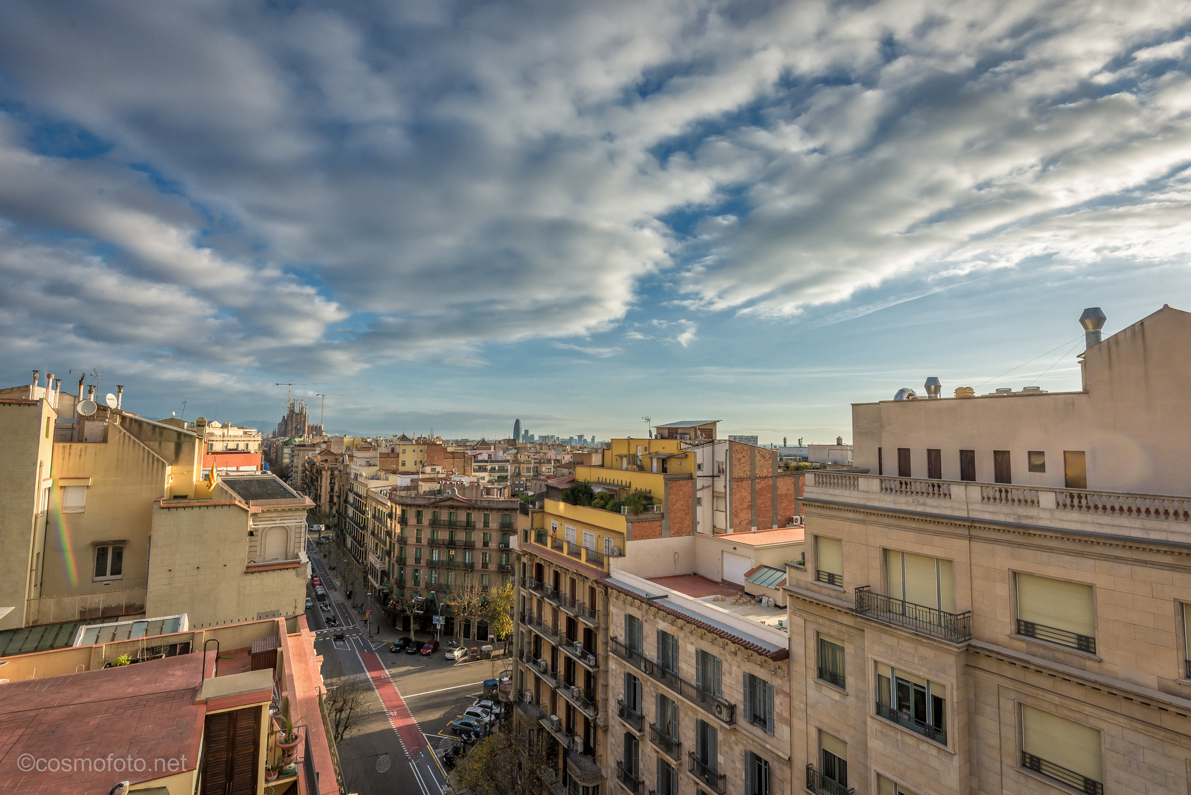 View over the city