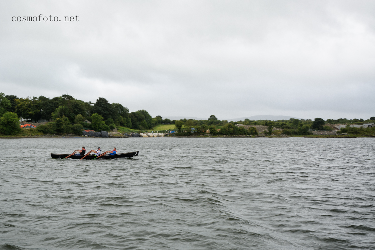 Sailing into the harbour, we met those guys practising for the curragh race. You heard what the O'Donovan's said lads...just close your eyes and pull like a dog!