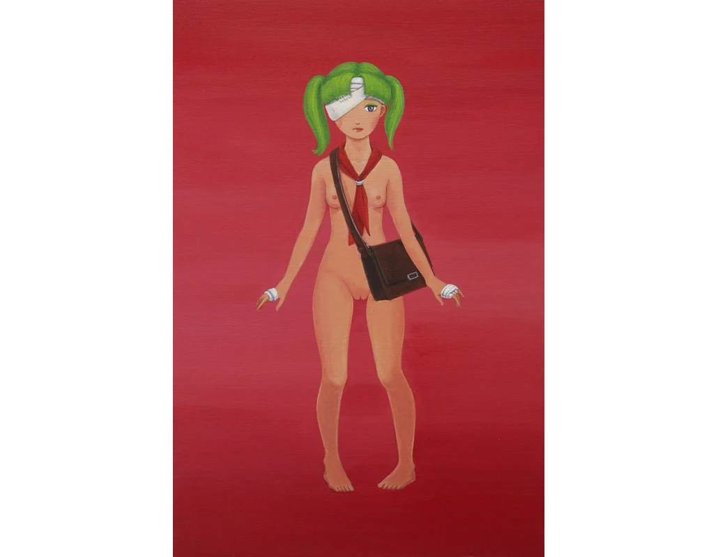 Childhood is Forever acrylic on wood panel 18x12" (46x30.5cm), 2013