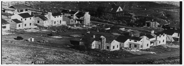 Floral Park under construction, 1939 ( Photo credit: Floral Park Historic District ) 