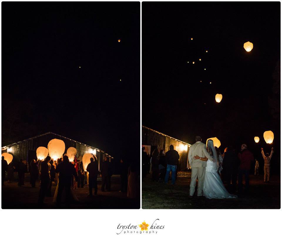 Tryston HInes Photography , from Samantha + Dalton 's pink and gold fall wedding at The Barn